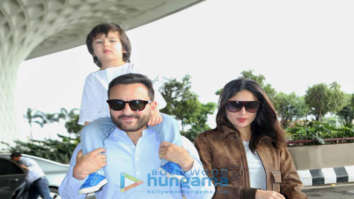 Photos Saif Ali Khan, Taimur Ali Khan, Kareena Kapoor Khan and others snapped at the airport