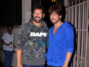 Photos: Shah Rukh Khan and Kabir Khan snapped at a dubbing studio in Bandra