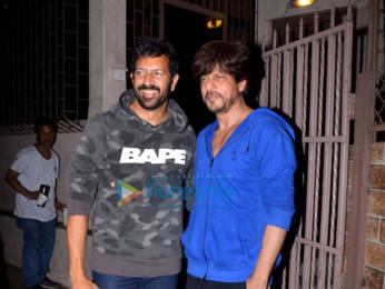 Photos: Shah Rukh Khan and Kabir Khan snapped at a dubbing studio in Bandra