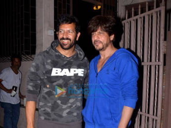 Photos: Shah Rukh Khan and Kabir Khan snapped at a dubbing studio in Bandra