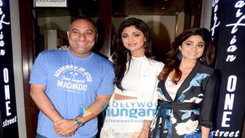 Photos: Shilpa Shetty, Shamita Shetty, Russell Peters and others spotted at Bastian in Bandra