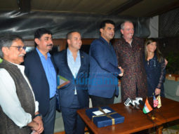 Photos: Siddharth Roy Kapur snapped at MOU signing ceremony