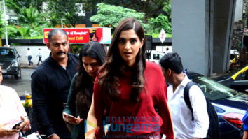 Photos: Sonam Kapoor Ahuja and Dulquer Salmaan snapped promoting their film The Zoya Factor
