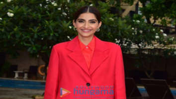 Photos: Sonam Kapoor Ahuja snapped promoting her film The Zoya Factor