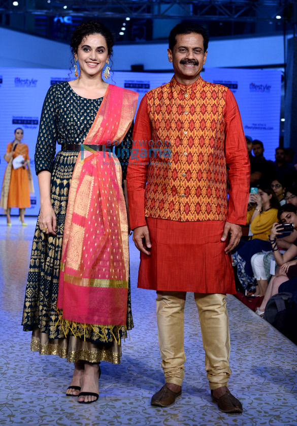 Photos: Taapsee Pannu snapped at the Melange show