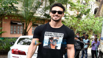 Photos: Tiger Shroff spotted during War promotions