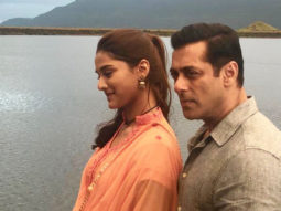 Salman Khan shares a dreamy picture from the sets of Dabangg 3 with Saiee Manjrekar!