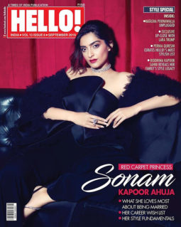Sonam Kapoor Ahuja On The Cover Of Hello!
