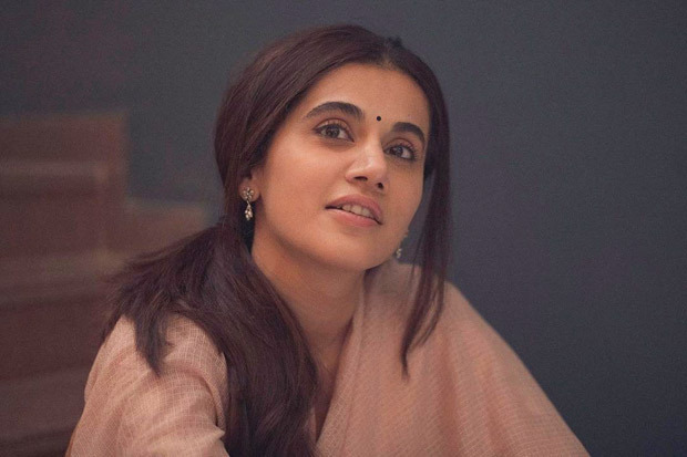 Thappad: Taapsee Pannu is in pensive mood on the sets of Anubhav Sinha's film 