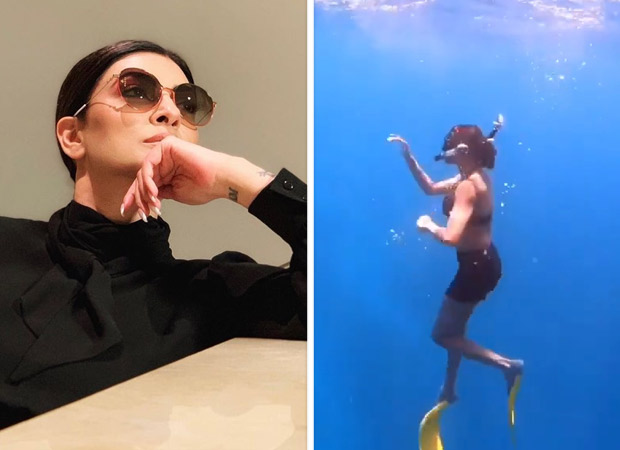 VIDEO: Sushmita Sen learns to skin dive at 43! VIDEO: Sushmita Sen learns to skin dive at 43!