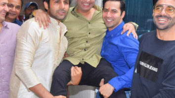 Varun Dhawan, Kartik Aaryan, Aparshakti Khurana enjoy the Ganesh Chaturthi celebrations with Bhushan Kumar