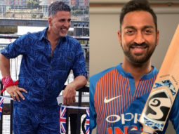 Akshay Kumar is floored by Krunal Pandya’s attempt at The Bala Challenge!