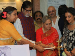 Amitabh Bachchan, Jaya Bachchan, Javed Akhtar and others attend Aditya Singh’s exhibition at Jehangir Art Gallery, Fort