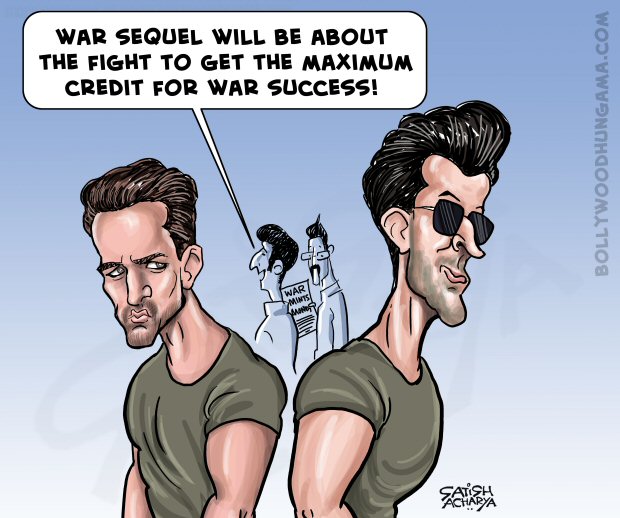 Bollywood Toons: Hrithik Roshan - Tiger Shroff War is unstoppable! -  Bollywood Hungama