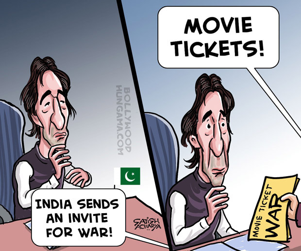 Bollywood Toons: Pakistan PM Imran Khan receives War invite - Bollywood  Hungama