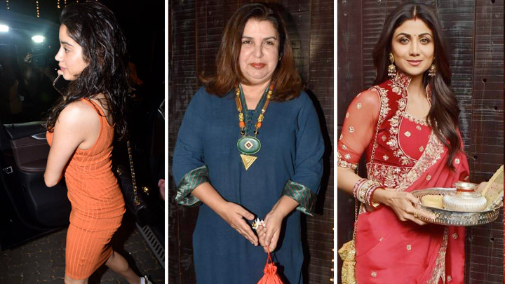 Celebs snapped celebrating Karwa Chauth Part 3