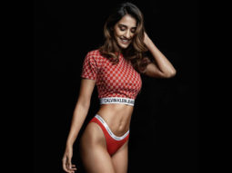 Disha Patani looks ravishing in RED for Calvin Klein as she drives our Monday blues away!