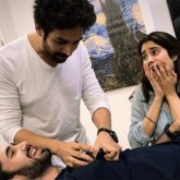 Dostana 2: Kartik Aaryan, Janhvi Kapoor and Lakshya goof around during the prep time