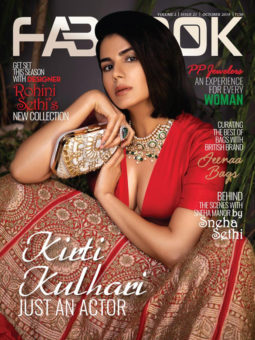 Kirti Kulhari on the cover of Fablook, Oct 2019