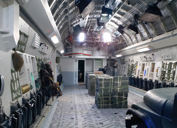 War team recreated the Indian Airforce Plane Gajraj after failing to get permission to shoot in the real plane