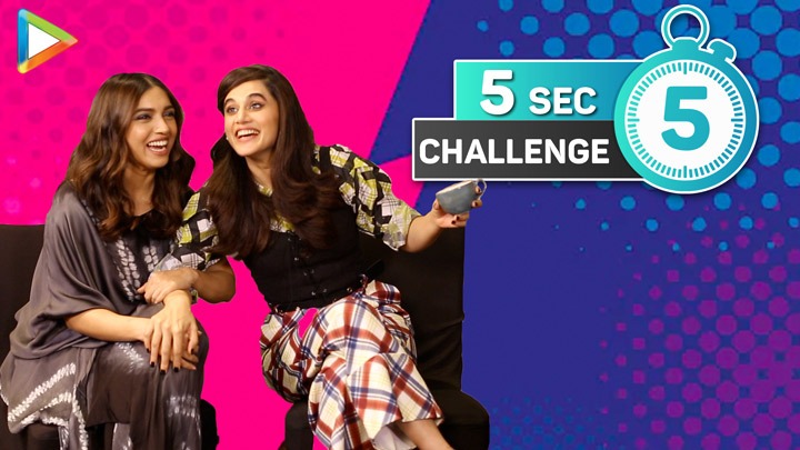 Hilarious 5 Second Challenge with Taapsee & Bhumi | SRK-Kajol l Films | Boyfriend’s Characteristics Hilarious 5 Second Challenge with Taapsee & Bhumi | SRK-Kajol l Films | Boyfriend’s Characteristics