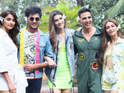 Housefull 4 star cast promoting movie at Novotel Juhu