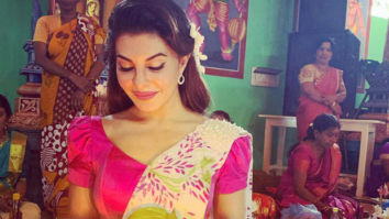 Jacqueline Fernandez looks ethereal as she dons a beautiful festive outfit by Buddhi Batiks!