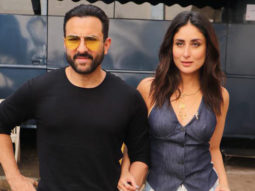 Kareena Kapoor Khan and Saif Ali Khan spotted at Mehboob Studios in Bandra for Ishq 104.8 FM