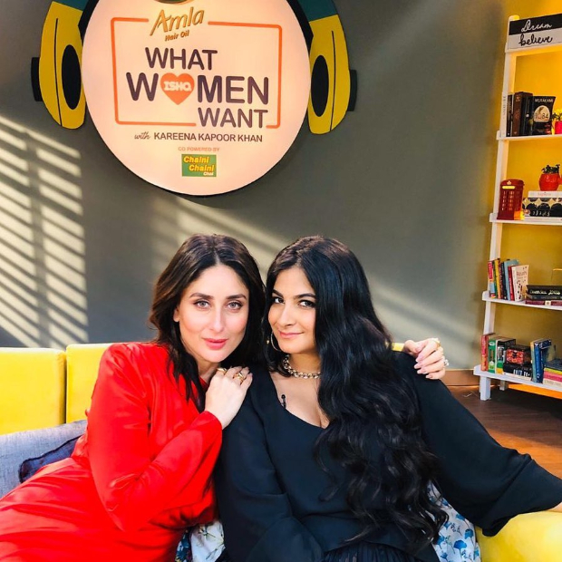 Kareena Kapoor Khan stuns in bright red, gets Tusshar Kapoor and Rhea Kapoor as guests on What Women Want
