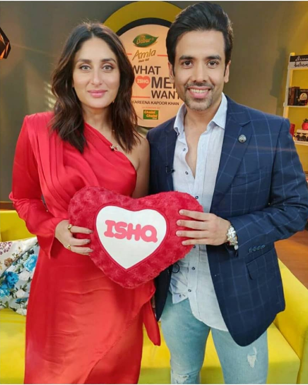 Kareena Kapoor Khan stuns in bright red, gets Tusshar Kapoor and Rhea Kapoor as guests on What Women Want