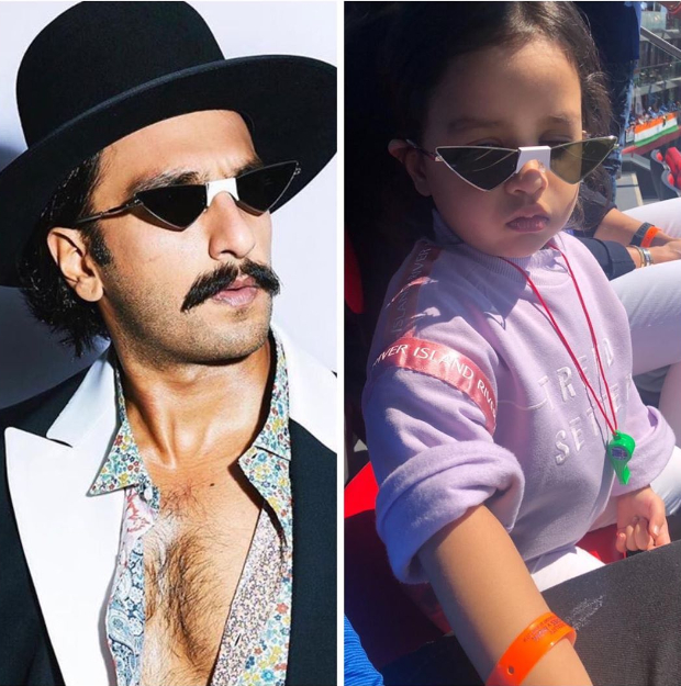 MS Dhoni's daughter Ziva Dhoni wonders why Ranveer Singh is wearing her shades