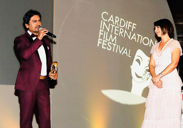 Nawazuddin Siddiqui honoured with the Golden Dragon Award at Cardiff International Film Festival Nawazuddin Siddiqui honoured with the Golden Dragon Award at Cardiff International Film Festival