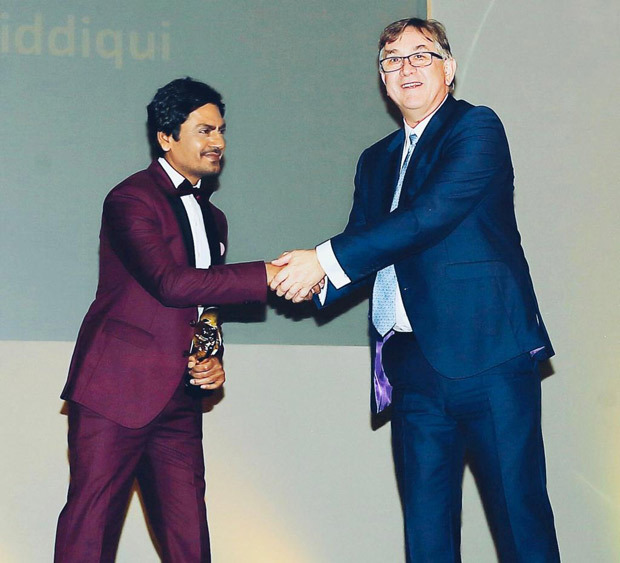 Nawazuddin Siddiqui honoured with the Golden Dragon Award at Cardiff International Film Festival Nawazuddin Siddiqui honoured with the Golden Dragon Award at Cardiff International Film Festival