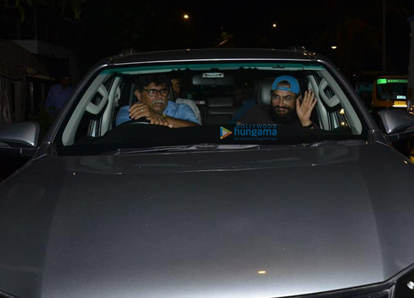 photos aamir khan snapped at rekhas birthday celebration at her residence 3