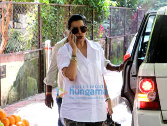 Photos: Ahan Shetty, Tania Shroff and Mana Shetty snapped at Suzzett in Bandra
