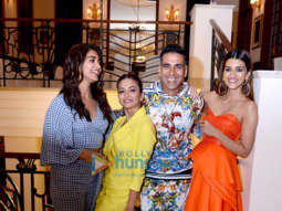 Photos: Akshay Kumar, Pooja Hegde, Kriti Kharbanda, Kriti Sanon and Bobby Deol snapped promoting their film Housefull 4 in Delhi
