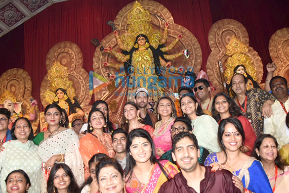photos alia bhatt hrithik roshan and rani mukerji snapped during durga pandal darshan 3 2