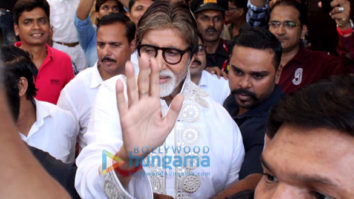 Photos: Jaya Bachchan, Shweta Bachchan Nanda, Abhishek Bachchan, Aishwarya Rai Bachchan and Aaradhya Bachchan snapped celebrating Amitabh Bachchan’s birthday