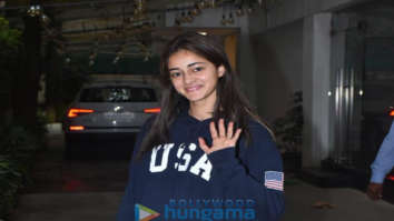 Photos: Ananya Panday and Kartik Aaryan snapped at a dubbing studio in Juhu