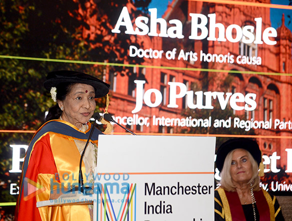 photos asha bhosle receives doctorate degree from university of salford in england 1
