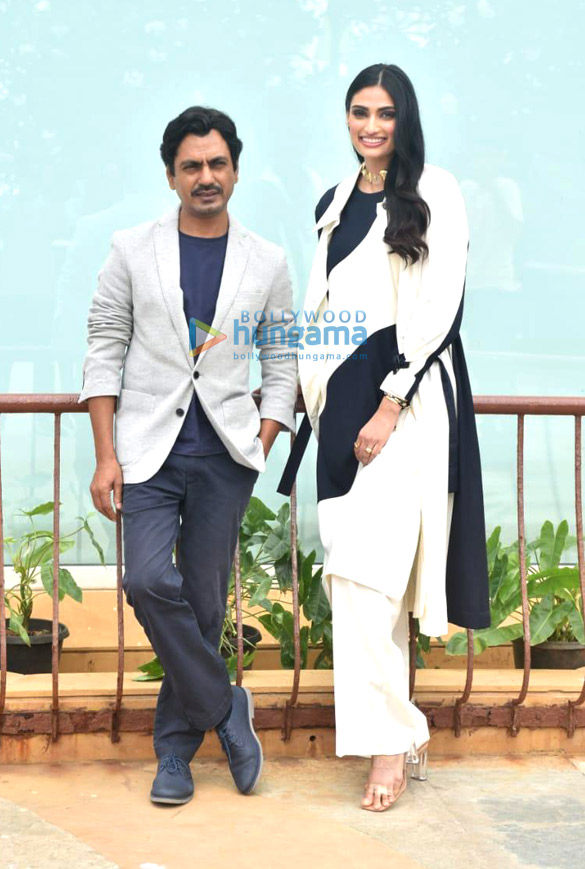Photos: Athiya Shetty and Nawazuddin Siddiqui snapped promoting the film Motichoor Chaknachoor