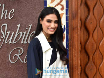 Photos: Athiya Shetty and Nawazuddin Siddiqui snapped promoting the film Motichoor Chaknachoor