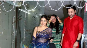 Photos: Kajol and Sophie Choudry snapped at Mallika Bhatt’s Diwali bash