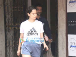 Photos: Kangana Ranaut, Janhvi Kapoor and Namrata Purohit spotted at the Pilates gym