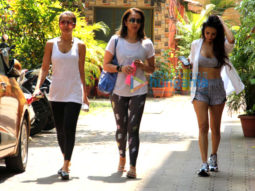 Photos: Malaika Arora, Amrita Arora and Seema Khan snapped at Diva Yoga Studio in Bandra