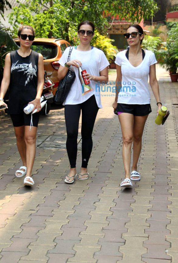 photos malaika arora seema khan amrita arora snapped post yoga session 1