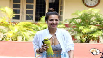 Photos: Malaika Arora and Saif Ali Khan spotted at I Think Fitness