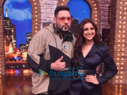 Photos: Badshah and Parineeti Chopra snapped on the sets of the show Movie Masti