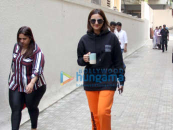 Photos: Parineeti Chopra spotted at the Dharma office in Bandra