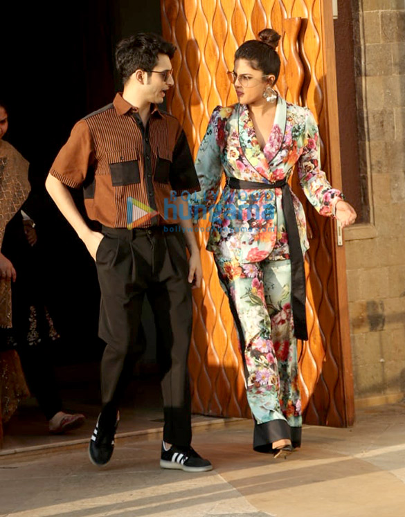 photos priyanka chopra jonas and rohit saraf snapped promoting their film the sky is pink 1